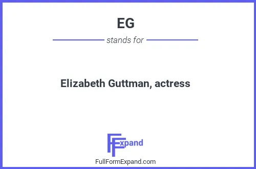 Full form of EG
