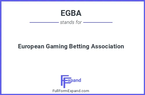 Full form of EGBA