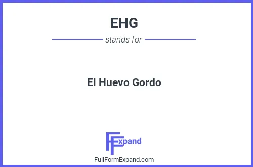 Full form of EHG