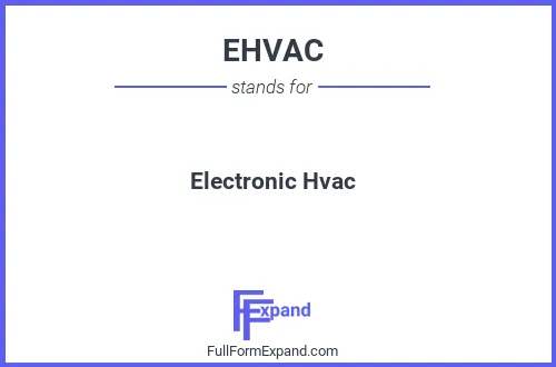 Full form of EHVAC