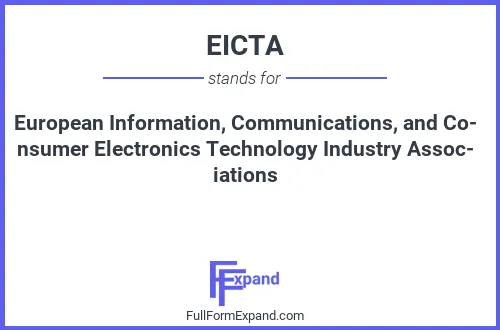 Full form of EICTA