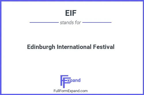 Full form of EIF
