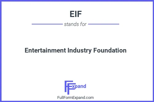 Full form of EIF