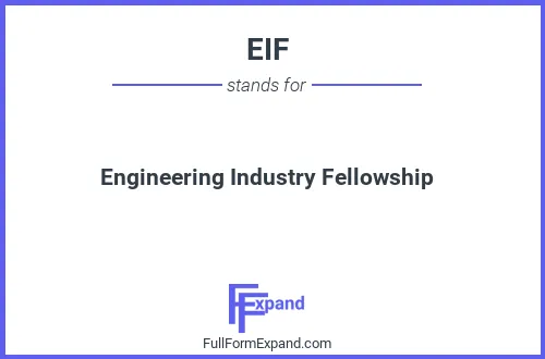 Full form of EIF