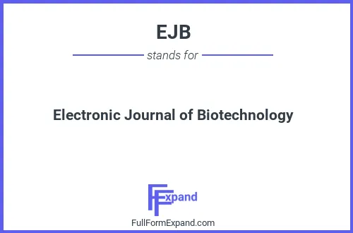 Full form of EJB