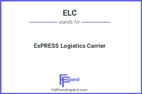 Full form of ELC