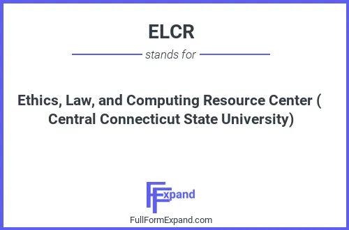 Full form of ELCR