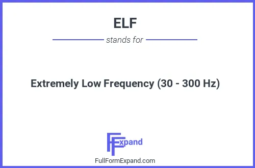 Full form of ELF