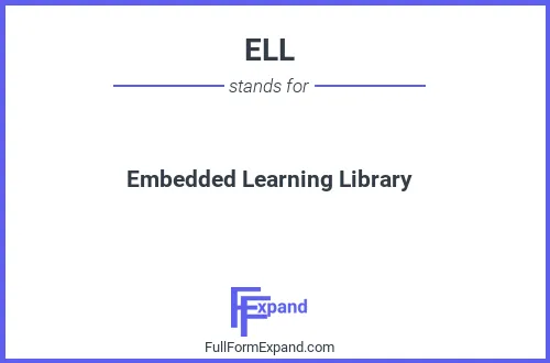 Full form of ELL
