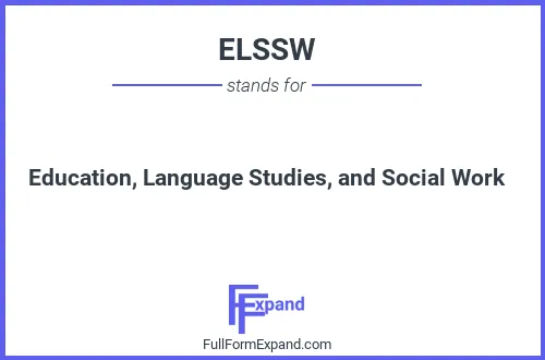 Full form of ELSSW