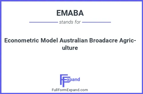 Full form of EMABA