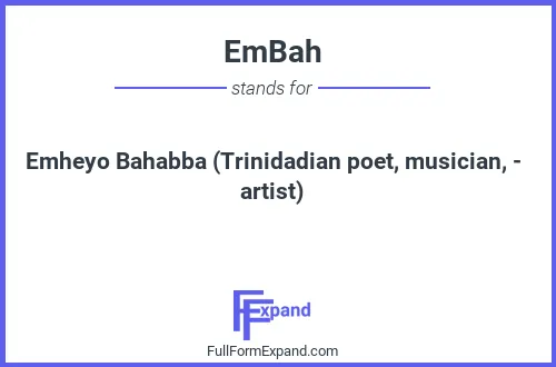 Full form of EmBah