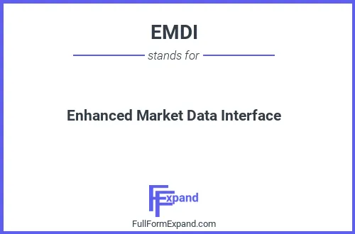 Full form of EMDI