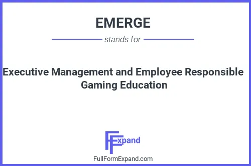 Full form of EMERGE