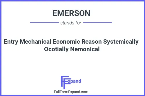 Full form of EMERSON