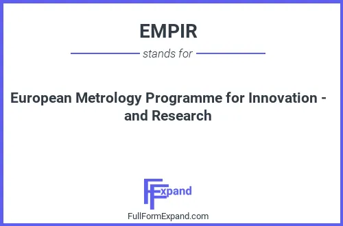 Full form of EMPIR