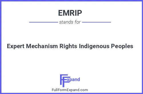 Full form of EMRIP