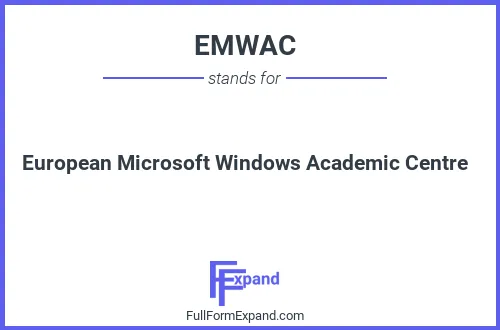 Full form of EMWAC