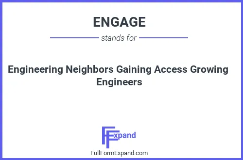 Full form of ENGAGE