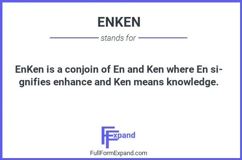Full form of ENKEN