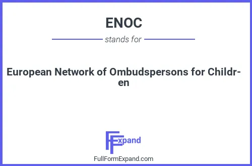 Full form of ENOC