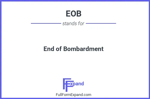 Full form of EOB