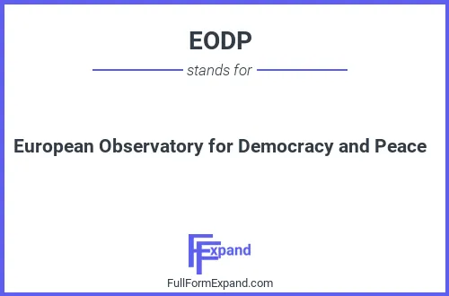 Full form of EODP
