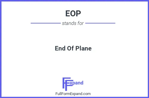 Full form of EOP