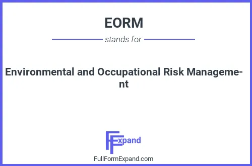 Full form of EORM