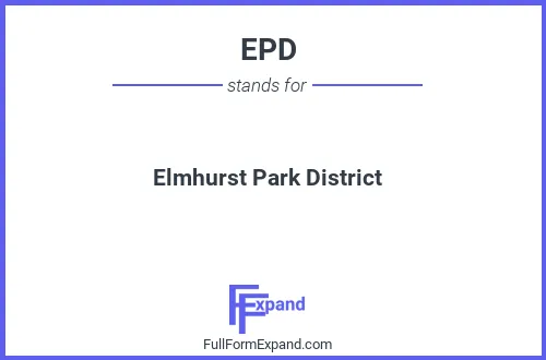 Full form of EPD