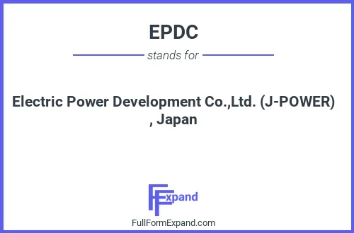 Full form of EPDC