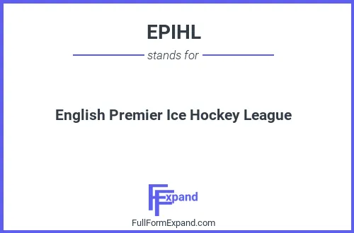 Full form of EPIHL