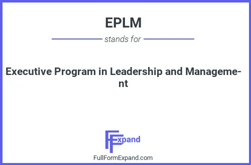 Full form of EPLM