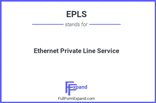 Full form of EPLS