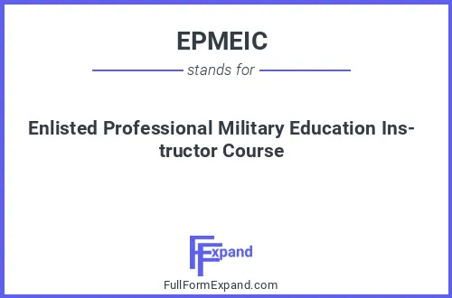 Full form of EPMEIC