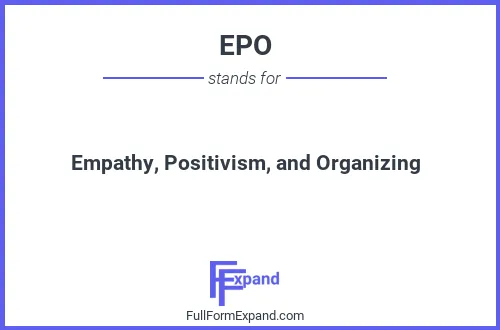 Full form of EPO