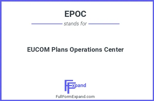 Full form of EPOC