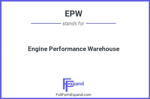 Full form of EPW