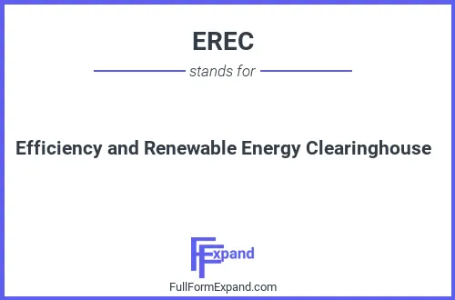 Full form of EREC