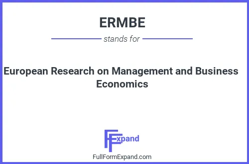 Full form of ERMBE