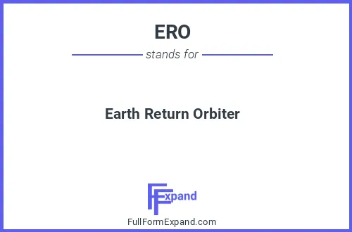 Full form of ERO