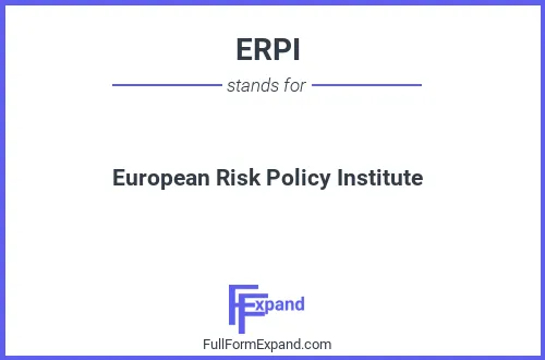 Full form of ERPI