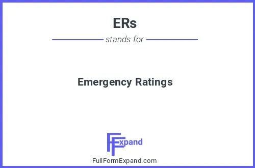Full form of ERs