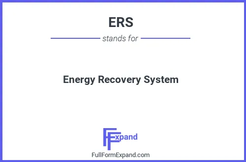 Full form of ERS