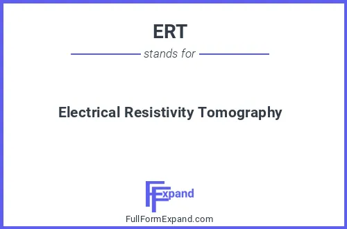 Full form of ERT