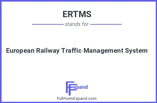 Full form of ERTMS