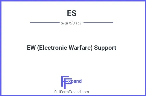 Full form of ES