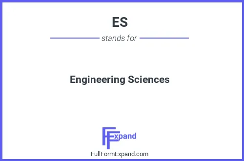 Full form of ES