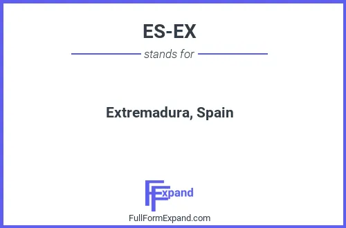 Full form of ES-EX