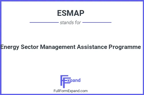 Full form of ESMAP